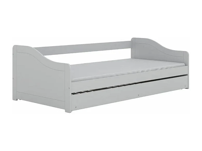 90x200 bed inclusief boxspring en lade Kocot Kids Allison Wit