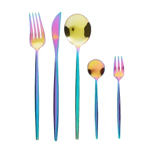 30-delige bestekset RIGATONI Multicolor 30-delige bestekset RIGATONI Multicolor