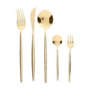 30-delige bestekset RIGATONI Goud 30-delige bestekset RIGATONI Goud