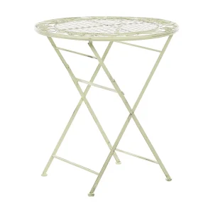 Balkontafel inklapbaar metaal lichtgroen 70 cm BIVIO