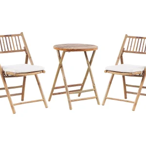 Balkonset bamboe off-white SAVALLETRI Balkonset bamboe off-white SAVALLETRI