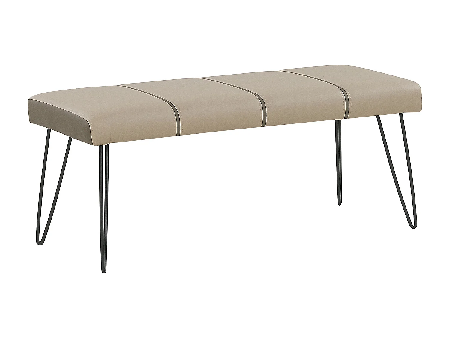 Bank kunstleer beige BETIN