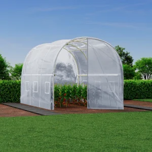 Vervangzeil voor tunnelkas met deur 6m² – L200 x B300 x H200 cm – ALOCASIA Vervangzeil voor tunnelkas met deur 6m² – L200 x B300 x H200 cm – ALOCASIA