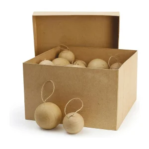 40 kartonnen kerstballen om te versieren