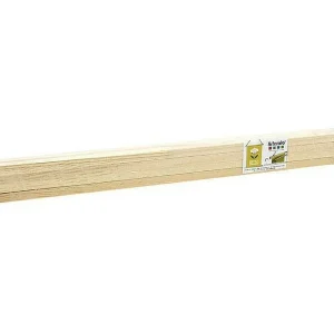 2 houten stokken voor wandposter 32 cm