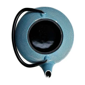 Asagao Blauwe Gietijzeren Theepot – 900 ml