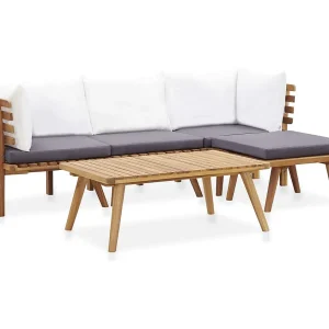 5-delige Loungeset massief acaciahout 5-delige Loungeset massief acaciahout