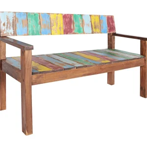 Bankje 115 cm massief gerecycled hout