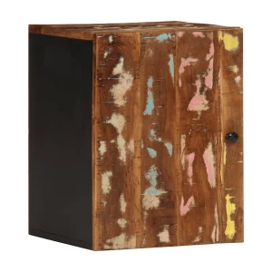 Badkamerwandkast 38x33x48 cm massief recycled hout Badkamerwandkast 38x33x48 cm massief recycled hout