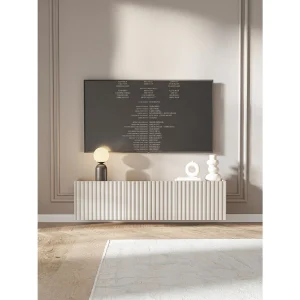 3-deurs wandmeubel – 144 cm – grijs – FIORRA 3-deurs wandmeubel – 144 cm – grijs – FIORRA