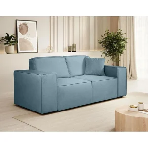 2-zitsbank Pedro zonder slaapfunctie blauw 2-zitsbank Pedro zonder slaapfunctie blauw