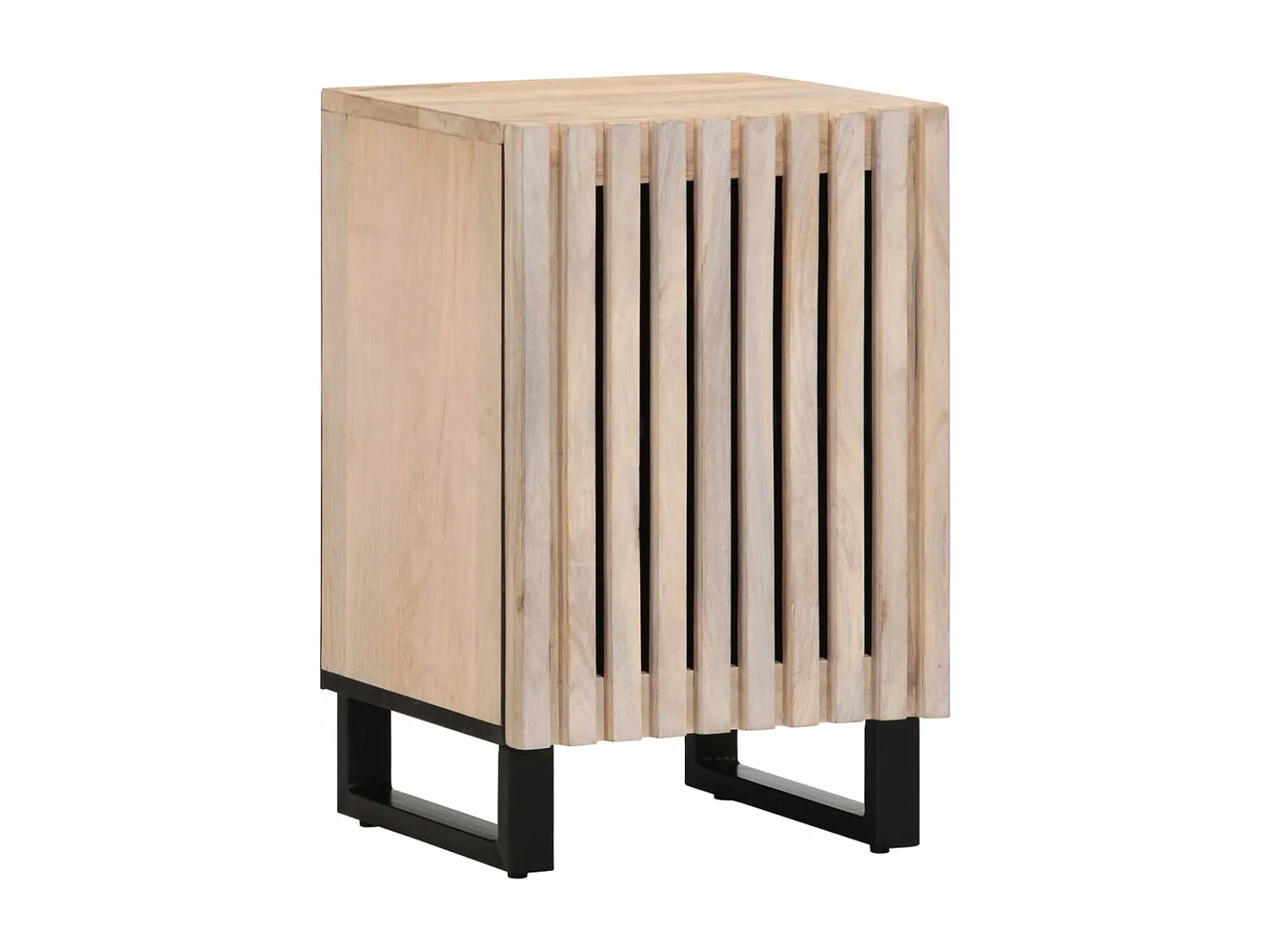 Badkamerkast 38x34x58 cm massief mangohout