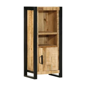 Badkamerkast 40x30x90 cm massief ruw mangohout Badkamerkast 40x30x90 cm massief ruw mangohout