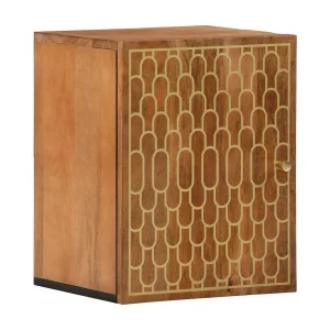 Badkamerwandkast 38x33x48 cm massief mangohout Badkamerwandkast 38x33x48 cm massief mangohout