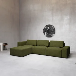 AX LIVING XXL hoekbank Arkleton L-vorm 360 cm groen L AX LIVING XXL hoekbank Arkleton L-vorm 360 cm groen L