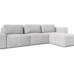 AX LIVING XXL hoekbank Arkleton L-vorm 360 cm lichtgrijs R