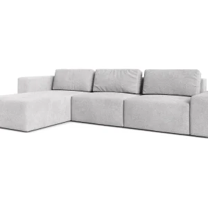 AX LIVING XXL hoekbank Arkleton L-vorm 360 cm lichtgrijs L