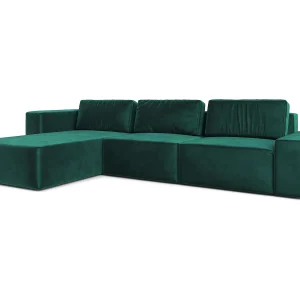 AX LIVING XXL hoekbank Arkleton L-vorm 360 cm groen L