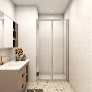 100x185cm douchedeur, 5mm veiligheidsglas,profiel van glanzend chroom. 100x185cm douchedeur, 5mm veiligheidsglas,profiel van glanzend chroom.