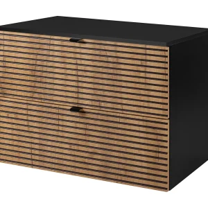 Badkamermeubel, Mat Zwart, 80 x 57 x 46 cm Badkamermeubel, Mat Zwart, 80 x 57 x 46 cm