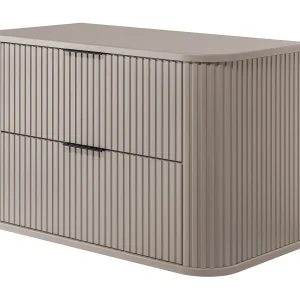 Badkamerkast, kasjmier met zwarte handgreep, 80,4 x 51,7 x 41,5 cm Badkamerkast, kasjmier met zwarte handgreep, 80,4 x 51,7 x 41,5 cm