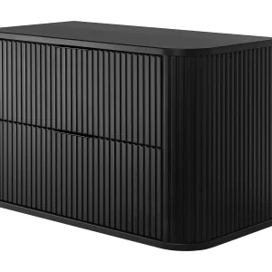 Badkamerkast, zwart met zwarte handgreep, 80,4 x 51,7 x 41,5 cm Badkamerkast, zwart met zwarte handgreep, 80,4 x 51,7 x 41,5 cm