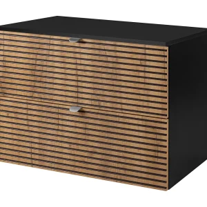Badkamermeubel, Mat Zwart, 80 x 57 x 46 cm Badkamermeubel, Mat Zwart, 80 x 57 x 46 cm