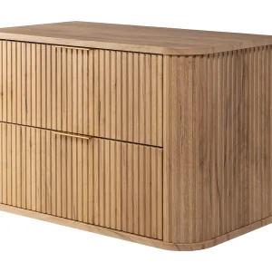 Badkamerkast, Craft Eik met gouden handgreep, 80,4 x 51,7 x 41,5 cm