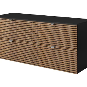 Badkamermeubel, Mat Zwart, 120 x 57 x 46 cm Badkamermeubel, Mat Zwart, 120 x 57 x 46 cm