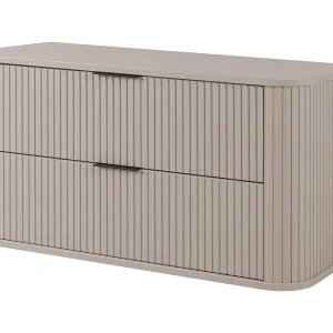Badkamerkast, Kasjmier, zwarte handgreep, 41,5 x 100 x 51,7 cm
