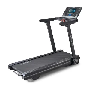 Aangesloten opvouwbare loopband – Model STRIDE 6S-10 – ECHELON – Thuis/Appartement – 10-inch HD-scherm Aangesloten opvouwbare loopband – Model STRIDE 6S-10 – ECHELON – Thuis/Appartement – 10-inch HD-scherm