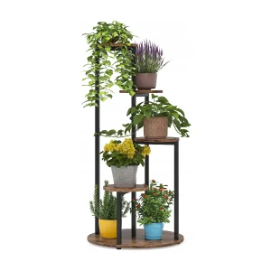 5-laags plantenrek, 103 cm plantenstandaard voor binnen, decoratieve plantenstandaard