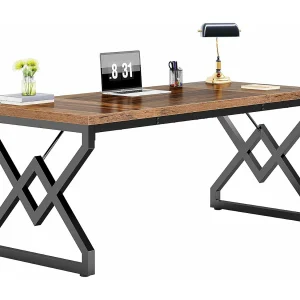 160 x 70 x 75 cm Grote kantoorcomputertafel, werkstation, directiebureau voor thuiskantoor