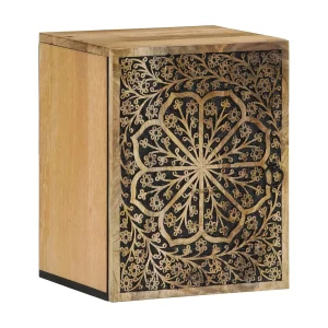 Badkamerwandkast 38x33x48 cm massief mangohout Badkamerwandkast 38x33x48 cm massief mangohout