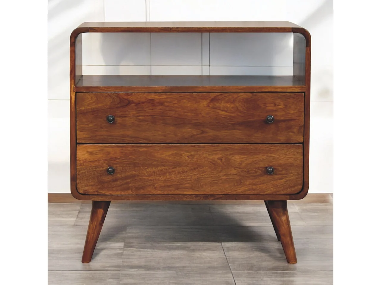 Artisan Furniture Gebogen Nordic Charm console van massief hout