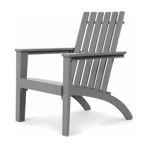 Adirondack Adirondack Chair van acaciahout, tuinstoel, belastbaar tot 160 kg, voor tuin, terras (grijs)AB92824 Adirondack Adirondack Chair van acaciahout, tuinstoel, belastbaar tot 160 kg, voor tuin, terras (grijs)AB92824