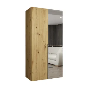 Alicante 2 202/100/52 2-deurs draaideurkast (artisan/zwart) Alicante 2 202/100/52 2-deurs draaideurkast (artisan/zwart)