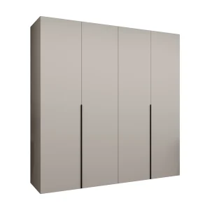 Alicante 1 202/200/52 4-deurs draaideurkast (wit/goud) Alicante 1 202/200/52 4-deurs draaideurkast (wit/goud)