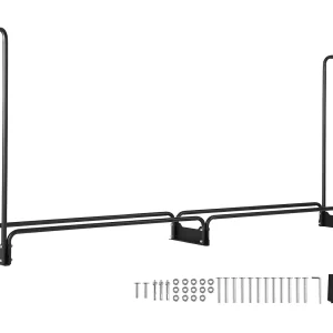 2,6M (8,5FT) Buitenrek voor Brandhout SucceBuy, 2,5M (102In) x 36,6M (14,2In) x 117,5Cm (46,1In), met Deksel en Stevige Standaard. 2,6M (8,5FT) Buitenrek voor Brandhout SucceBuy, 2,5M (102In) x 36,6M (14,2In) x 117,5Cm (46,1In), met Deksel en Stevige Standaard.