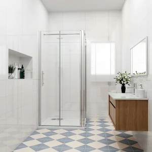 B:110xD:70x185cm,Douchecabine met vouwdeur en vaste zijwand ,NANO EasyClean veiligheidsglas,70-120cm Stabilisatiestang B:110xD:70x185cm,Douchecabine met vouwdeur en vaste zijwand ,NANO EasyClean veiligheidsglas,70-120cm Stabilisatiestang