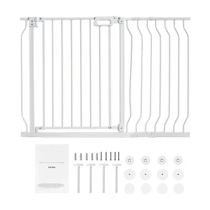 Babybeveiligingshek SucceBuy, 29.5 tot 48.4 Inches Breedte, 30 Inches Hoogte, Hondenshek voor Trappen en Deuren Babybeveiligingshek SucceBuy, 29.5 tot 48.4 Inches Breedte, 30 Inches Hoogte, Hondenshek voor Trappen en Deuren