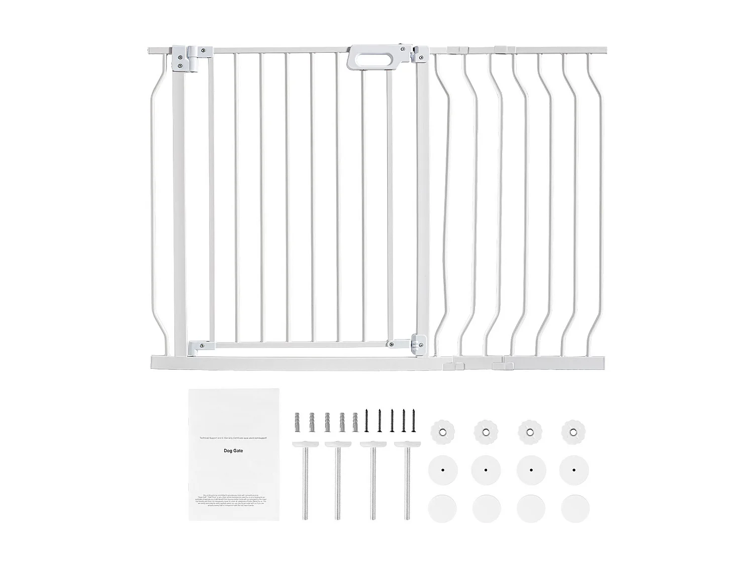 Babybeveiligingshek SucceBuy, 29.5 tot 48.4 Inches Breedte, 30 Inches Hoogte, Hondenshek voor Trappen en Deuren