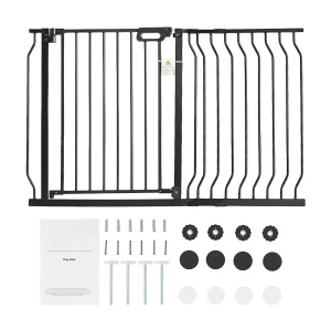 Babybeveiligingshek SucceBuy, 75 tot 123 cm Breedte en 76 cm Hoogte, Hondentrappenbeveiligingshek Babybeveiligingshek SucceBuy, 75 tot 123 cm Breedte en 76 cm Hoogte, Hondentrappenbeveiligingshek