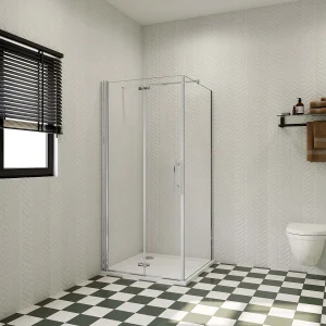 B:90xD:100xH:195 cm Douchecabine,draaideur + zijpanelen,6mm NANO EasyClean veiligheidsglas,70-120 cm Stabilisatiestang (inkortbaar),profiel van glanzend chroom. B:90xD:100xH:195 cm Douchecabine,draaideur + zijpanelen,6mm NANO EasyClean veiligheidsglas,70-120 cm Stabilisatiestang (inkortbaar),profiel van glanzend chroom.