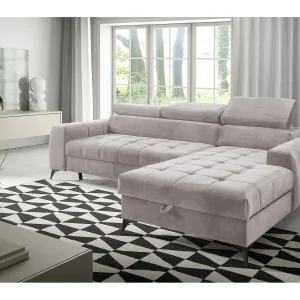 AX LIVING hoekbank met slaapfunctie Arkucio Mini 260 cm beige R AX LIVING hoekbank met slaapfunctie Arkucio Mini 260 cm beige R