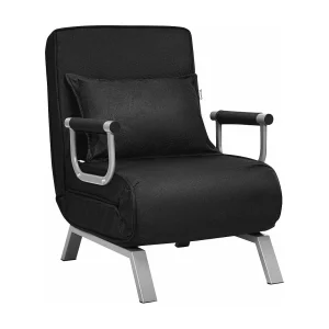 4-in-1 slaapstoel, inklapbaar, slaapbank met 5 standen, verstelbare rugleuning,bankbed met metalen frame, belastbaar tot 150 kg TH32639 4-in-1 slaapstoel, inklapbaar, slaapbank met 5 standen, verstelbare rugleuning,bankbed met metalen frame, belastbaar tot 150 kg TH32639
