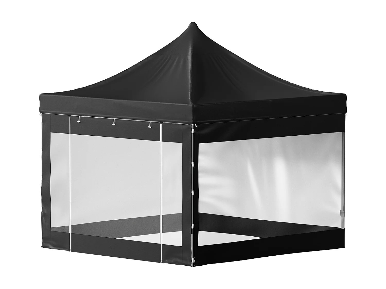 10×10 FT Pop-Up Luifeltent SucceBuy ,Buitengazebo met Zijwanden, Zwart