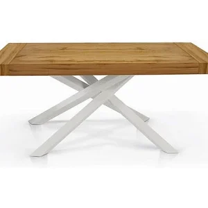 180×100 cm – 280×100 cm – TRASTEVERE knoestige eiken uittrekbare tafel 180×100 cm – 280×100 cm – TRASTEVERE knoestige eiken uittrekbare tafel