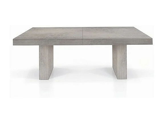 180×100 cm – 480×100 cm – JESOLO – beton gefineerde uitschuifbare houten tafel