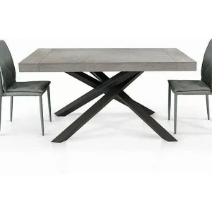 180×100 cm – 280×100 cm – TRASTEVERE – beton afwerking uitschuifbare houten tafel 180×100 cm – 280×100 cm – TRASTEVERE – beton afwerking uitschuifbare houten tafel